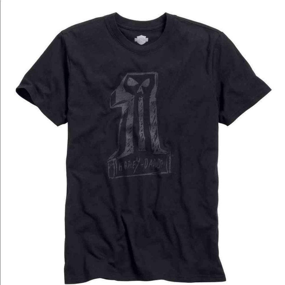 NWT Men’s Harley Davidson #1 Skull Tee